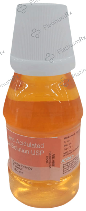 Fluoritop Orange Flavour Mouth Wash 160ml