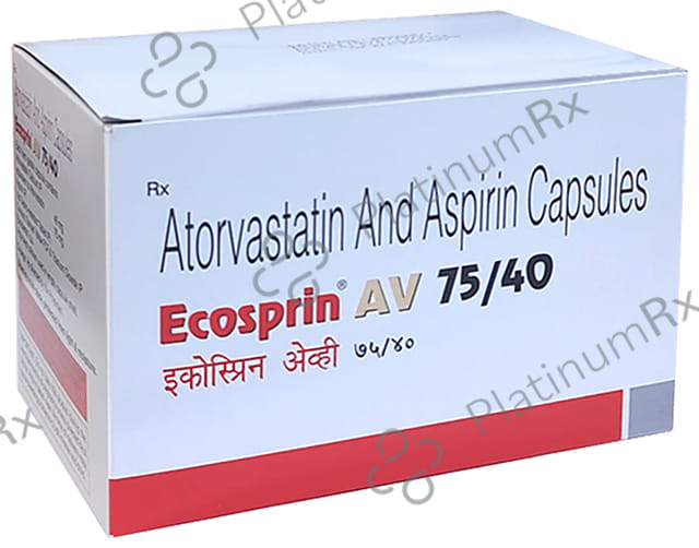 Ecosprin AV 75/40mg Capsule 10s