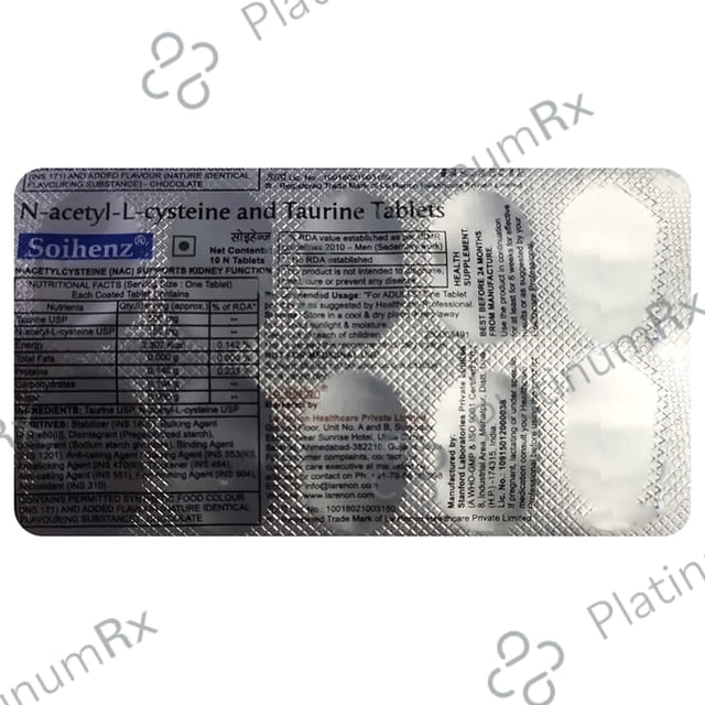 Soihenz 150/500mg Tablet 10s