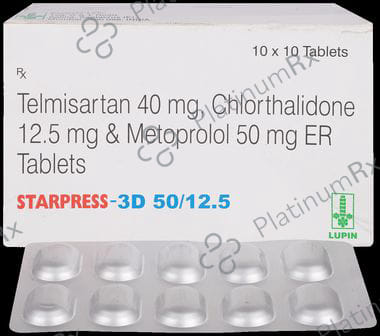 Starpress 3D 12.5/50/40mg Tablet 10s