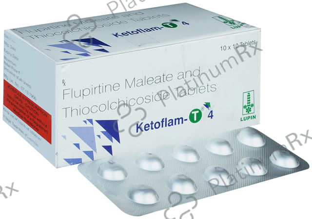 Ketoflam T 100/4mg Tablet 10s