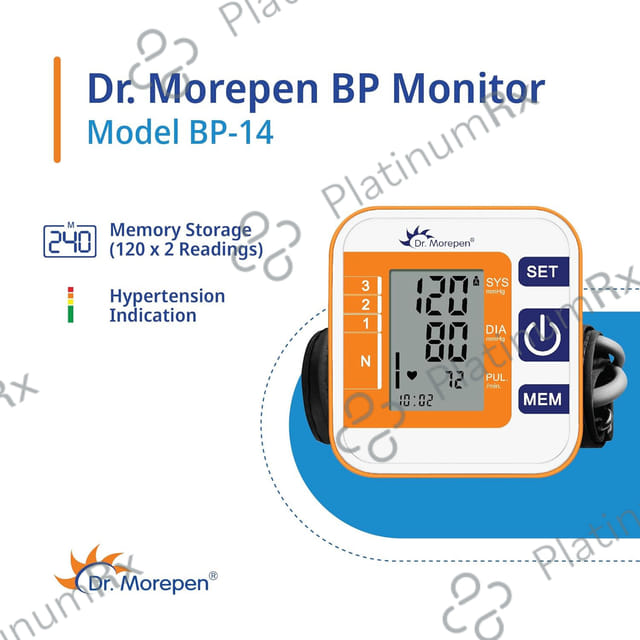 Dr Morepen BP 14 Blood Pressure Monitor 1s
