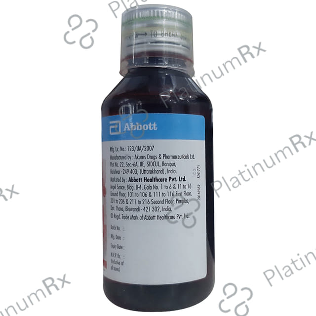 Deletus D Plus 2/10/5mg Raspberry Sugar Free Syrup 100ml