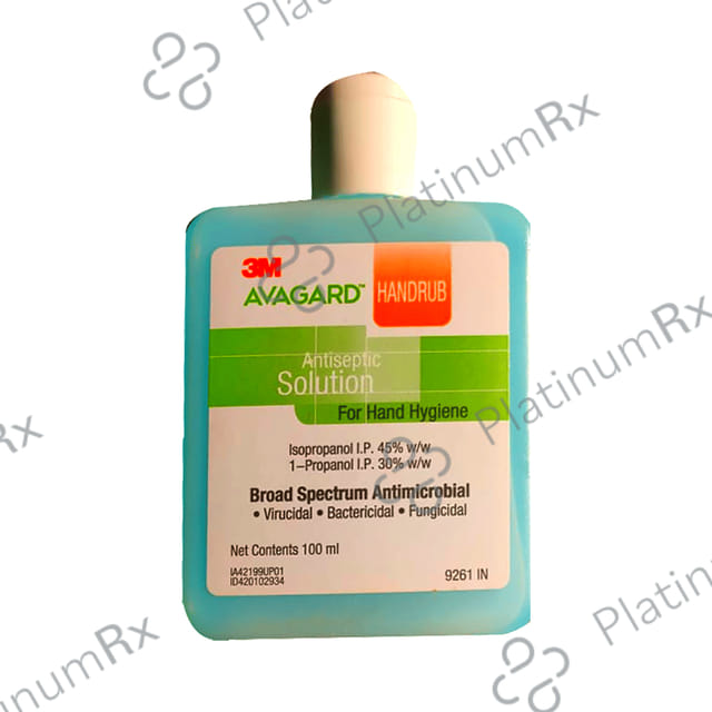 3M Avagard Handrub Hand Sanitizer Antiseptic Solution 100 ml