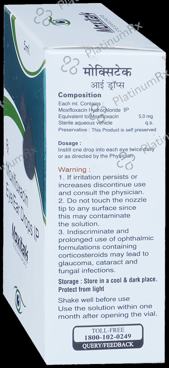 Moxitak 0.5% Eye Drop 5ml