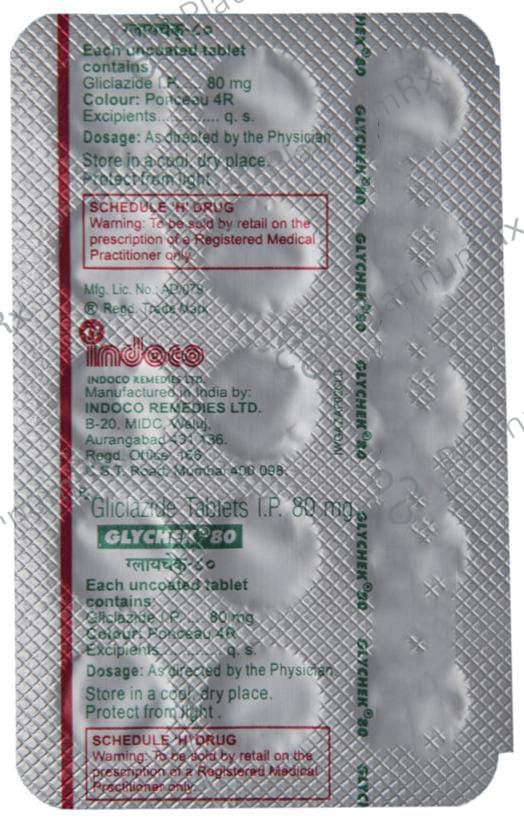 Glychek 80mg Tablet 15s