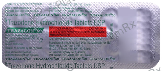 Trazalon 50mg Tablet 10s