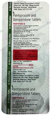 Pantotas D 10mg/40mg Tablet