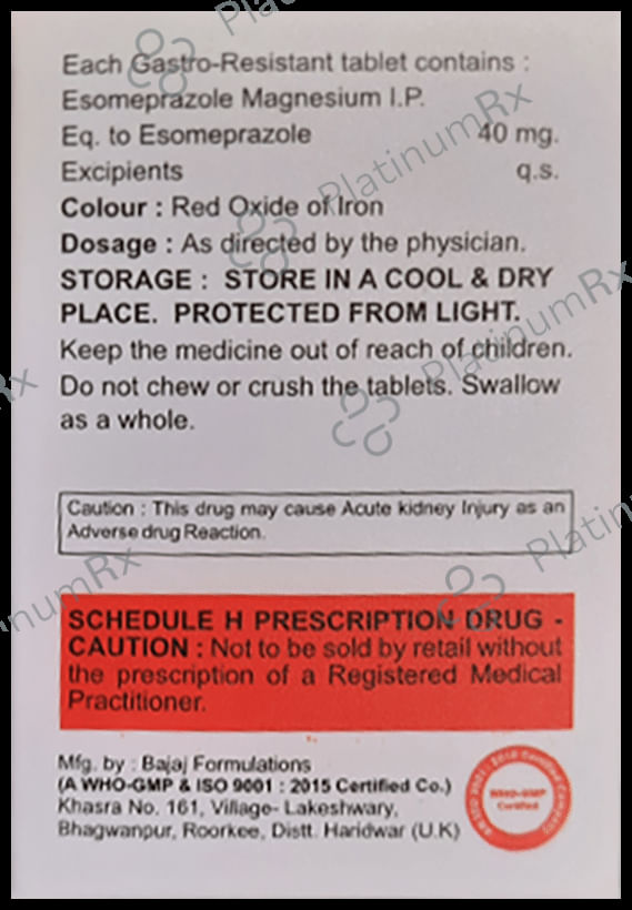 Esomust 40 Tablet