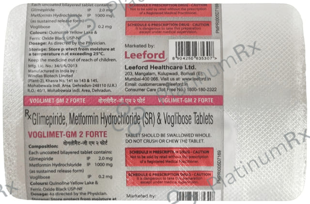 Voglimet-GM Forte Tablet SR
