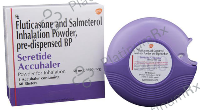 Seretide 50/500mcg Accuhaler Capsule 60s
