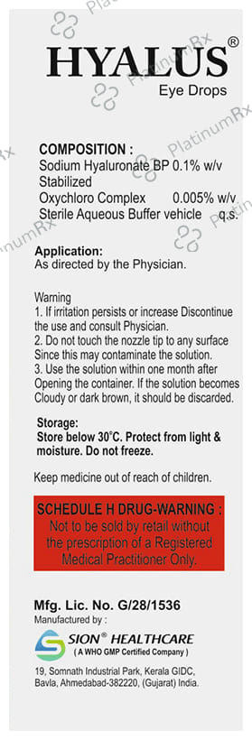 Hyalus Eye Drop