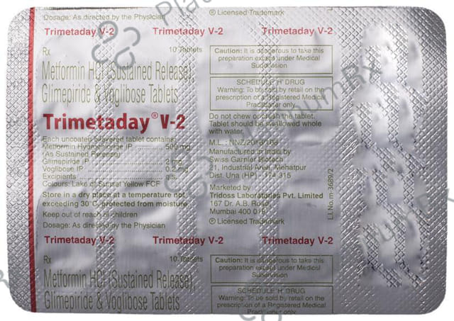 Trimetaday V 2 Tablet SR