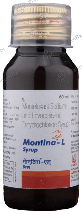 Montina L 2.5/4mg Syrup 30ml