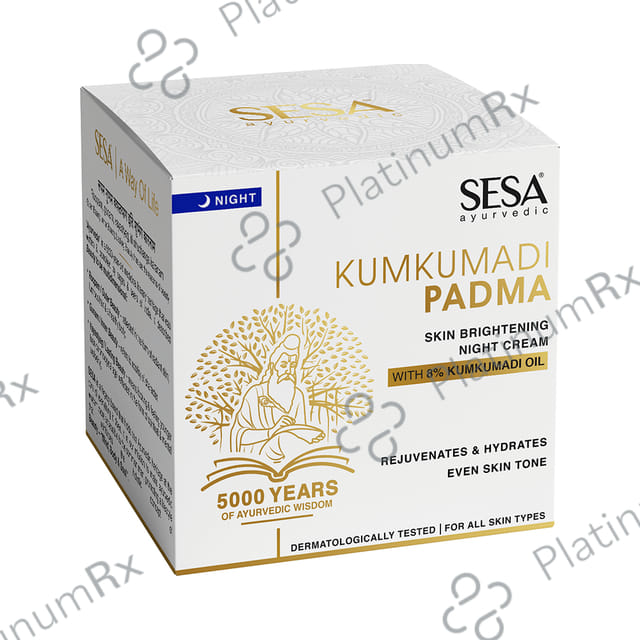 Sesa Kumkumadi Padma Skin Brightening Night Cream