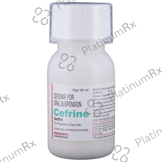Cefrine 125mg Oral Suspension 30ml