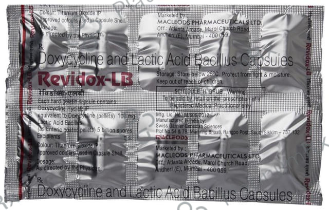 Revidox LB 100mg/5B Capsule 10s