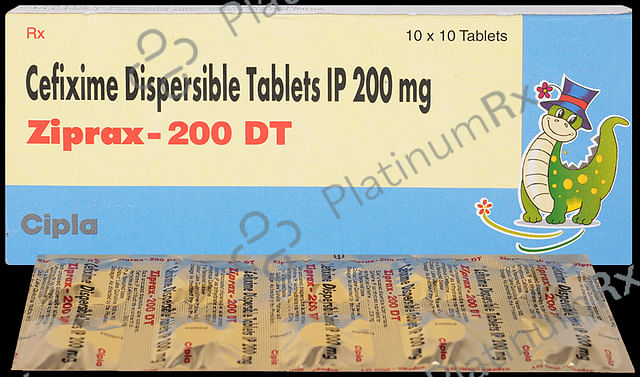 Ziprax 200mg DT Tablet 10s