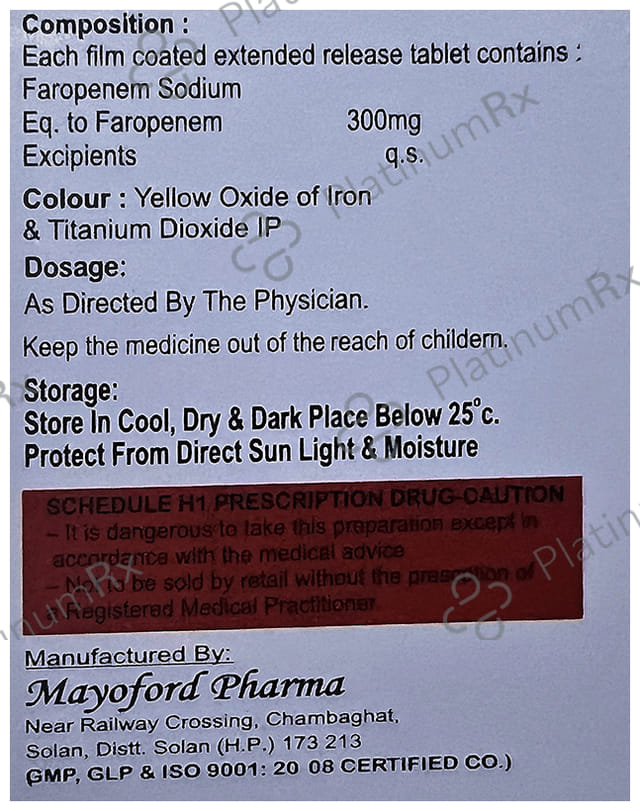 Farozum 300 Tablet ER