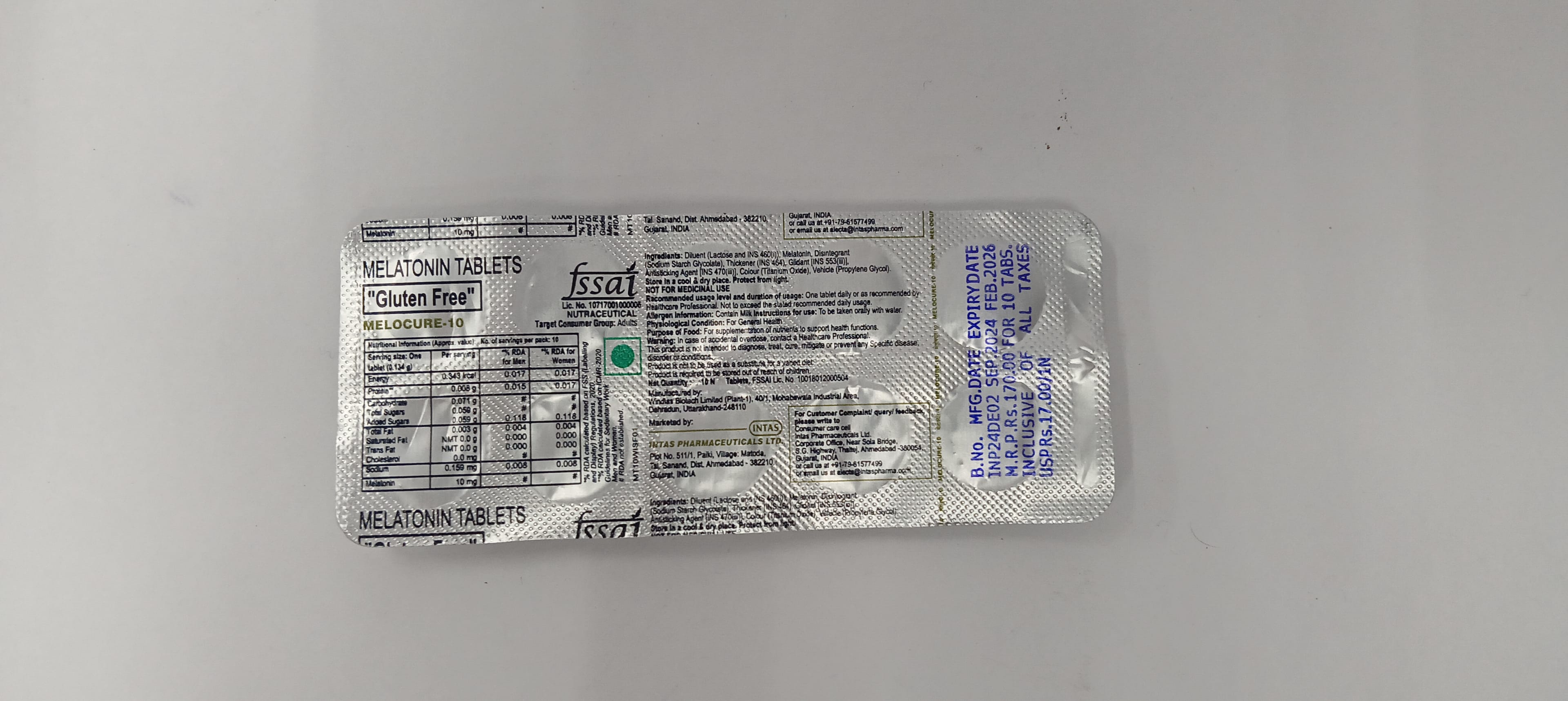 Melocure 10mg Tablet 10s