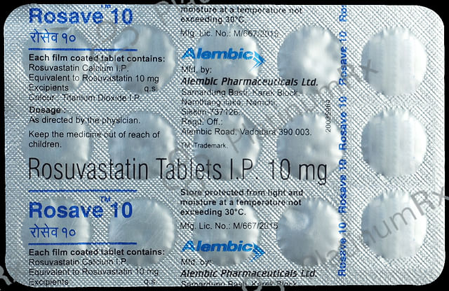 Rosave 10mg Tablet 15s