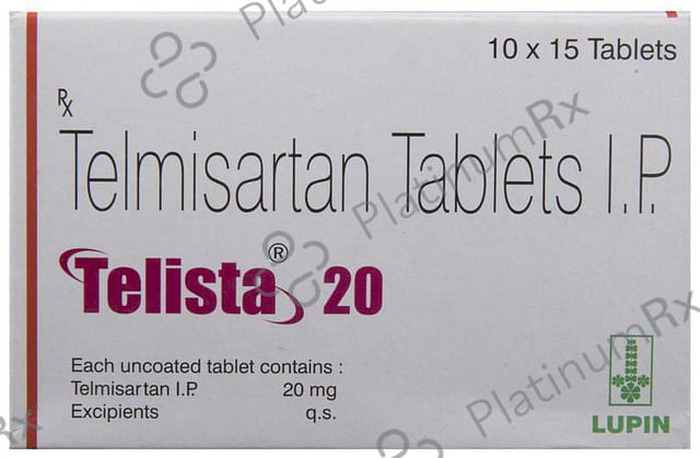 Telista 20mg Tablet 15s