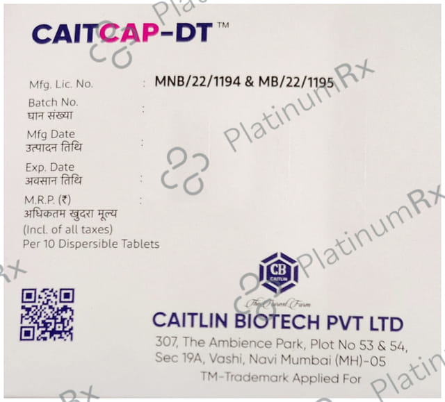 Caticap DT 500mg Tablet 10s