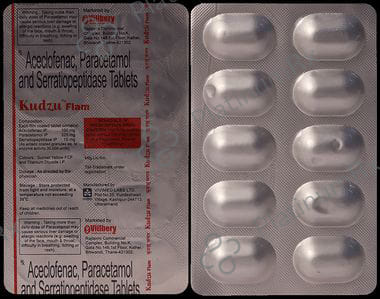 Kudzuflam 100mg/325mg/15mg Tablet