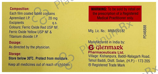 Aprezo 20mg Tablet 10s