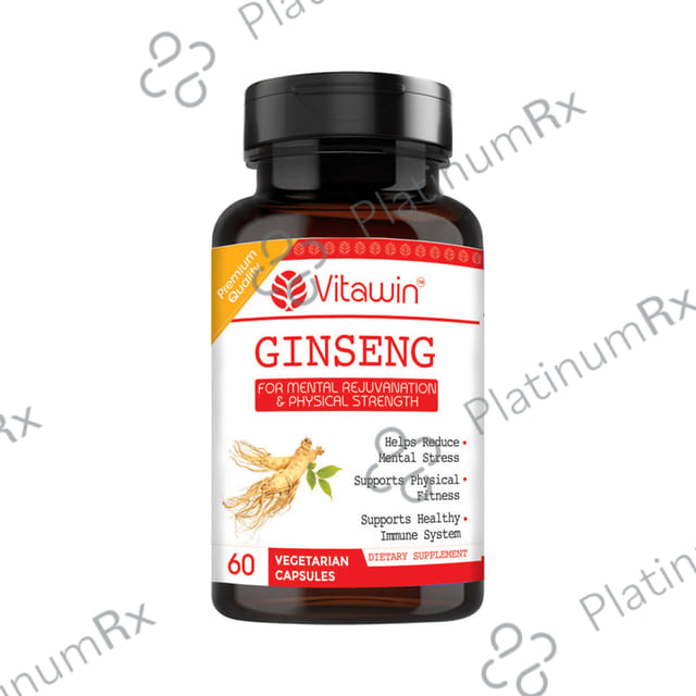Vitawin Ginseng 500mg Vegetarian Capsule