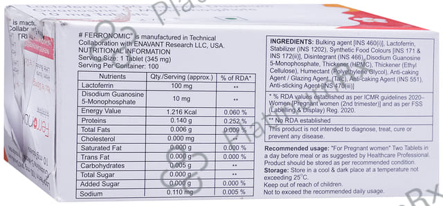 Ferronomic 10/100mg Tablet 10s