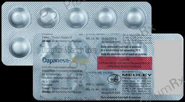 Dapanova S 10/100mg Tablet 10s