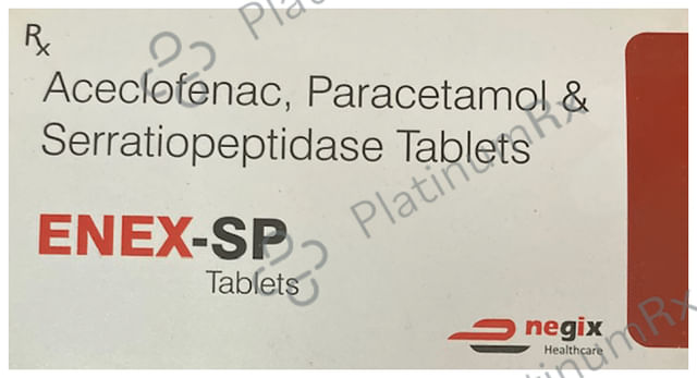 Enex SP 100mg/325mg/15mg Tablet