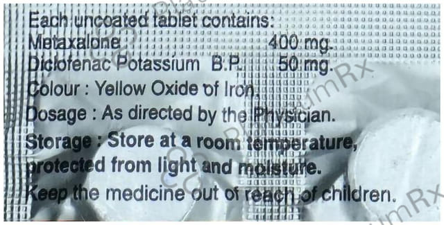 Flexalone D 50/400mg Tablet 10s