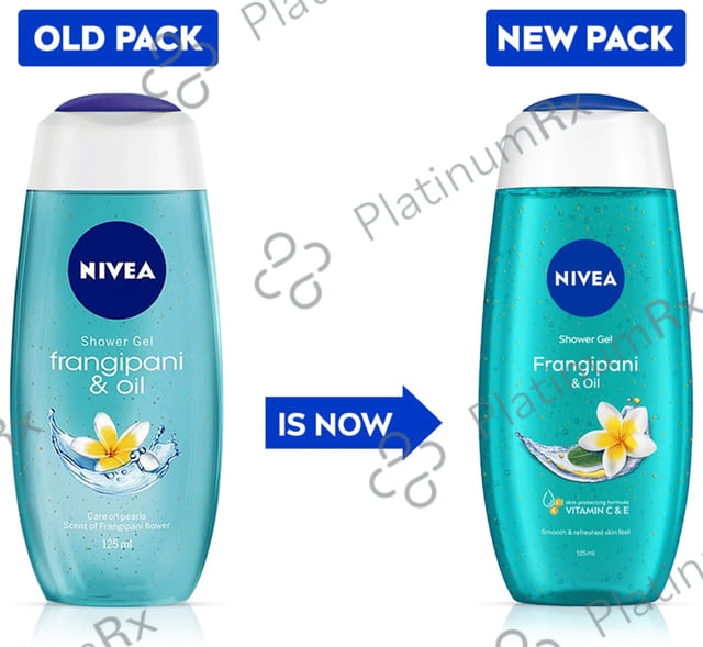 Nivea Nivea Shower Gel Frangipani & Oil 125 ml