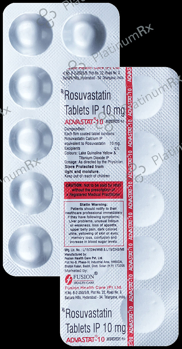 Advastat 10mg Tablet 10s