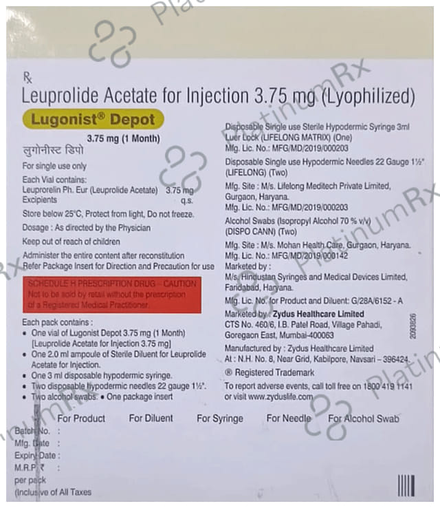 Lugonist Depot 3.75mg Injection