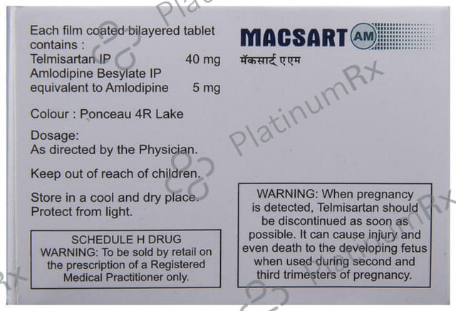 Macsart AM 40/5mg Tablet 10s