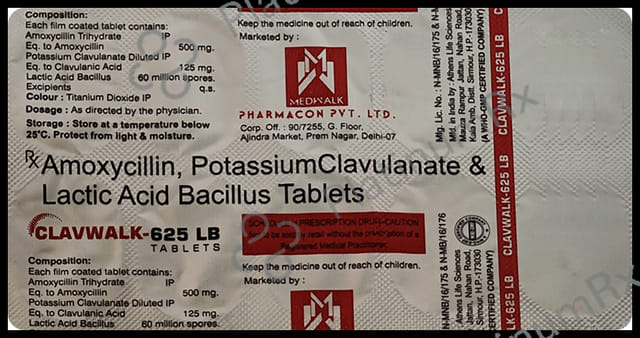 Clavwalk 625 LB Tablet