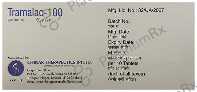 Tramalac 100 Tablet