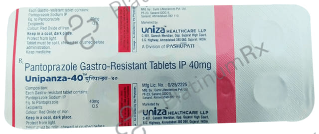 Unipanza 40 Tablet