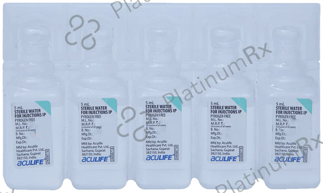 Aculife Sterile Water for injection 5ml