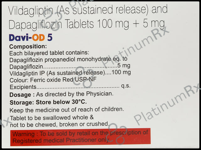 Davi OD 5/100mg Tablet SR 10s