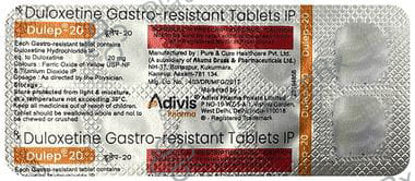 Dulep 20mg Tablet 10s