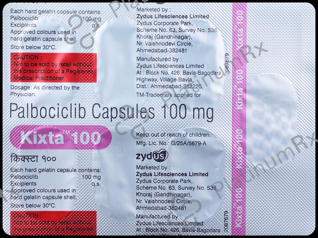 Kixta 100mg Capsule 21 Capsule