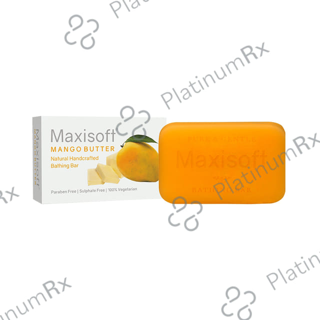 Maxisoft Mango Butter Bathing Bar (75gm Each) 1 units
