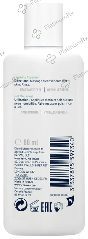 CeraVe Foaming Cleanser for Normal & Oily Skin 88 ml
