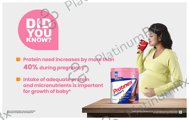 Protinex Mother's Drink With High Protein, Calcium & DHA Creamy Vanilla Refill Powder 200gm