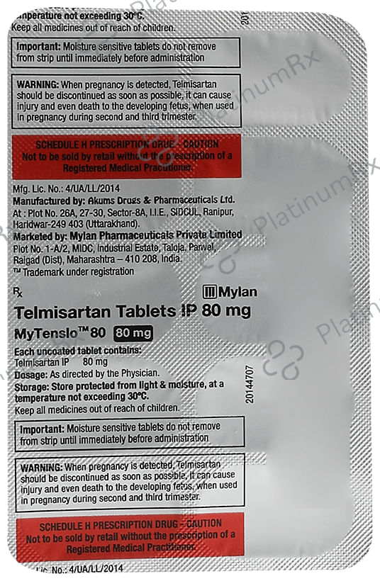 Mytenslo 80 Tablet