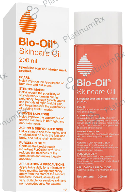 Bio-Oil Original Face & Body Oil - For Stretch Marks & Scar Removal 200 ml